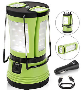 LE 600lm Rechargeable Camp Lantern LED