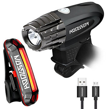 HODGSON USB Rechargeable Bike Light