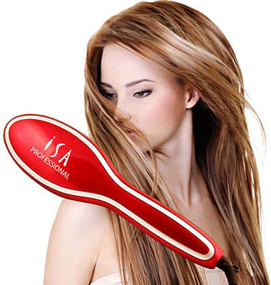 ISA Professional Hair Straightening Brush