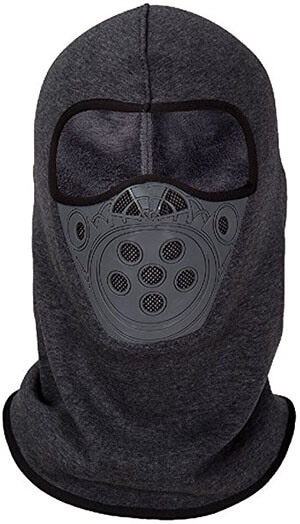 Only U Gray Balaclava Premium Full Face Mask