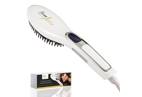 gideon hair straightener brush