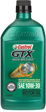 Castrol 10W-30 06450 GTX High Mileage Motor Oil