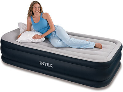 Intex Deluxe Pillow Rest Raised Air Bed