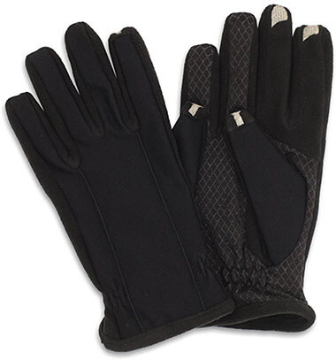 Isotoner Smartouch Tech Stretch Gloves for Men