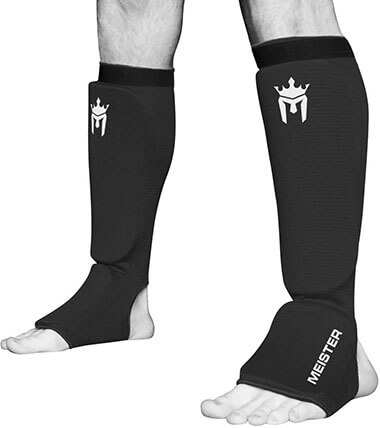 Meister MMA Elastic Cloth Shin Padded Guards