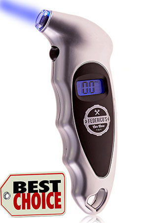 Federico's Car Care Digital Tire Pressure Gauge