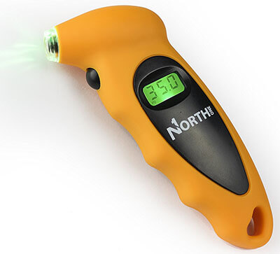 NorthONE 100 PSI Digital Tire Pressure Gauge