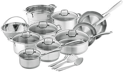 Chef’s Star Professional Grade Stainless Steel Pots and Pans Set