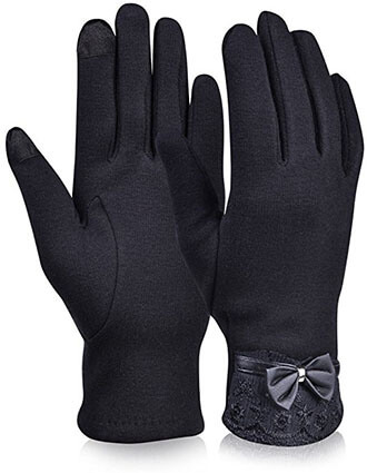 Vbiger Thick Womens Winter Gloves