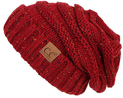 Funky Junque’s C.C. Cable Knit Slouchy Beanie