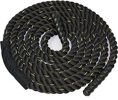 Poly Dacron Zeny Black 30ft Battle Rope