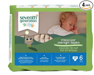 Seventh Generation Overnight Diapers