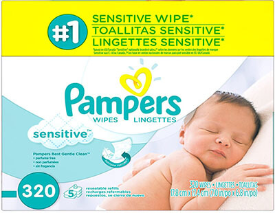 Pampers Sensitive Baby Wipes