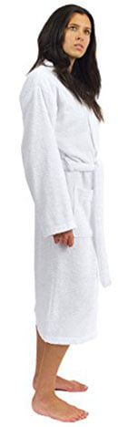 TowelSelections Women's Robe, Front Pockets, 100% Cotton