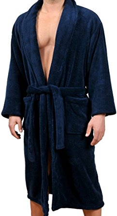 Wanted Men's - Micro Fleece Bathrobe