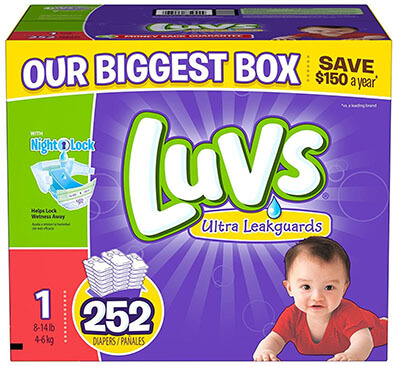 Luvs Size 1 252 Count Diapers