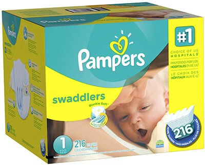 Pampers Swaddlers Size 1 Diapers