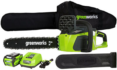 GreenWorks 20312 Cordless Chainsaw, G-MAX 40V