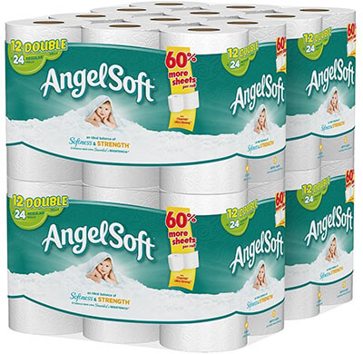Angel Soft 48 Double Rolls Bath Tissue