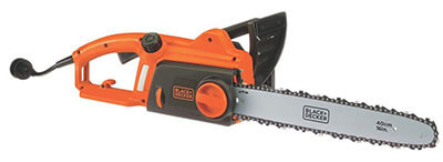 BLACK+DECKER CS1216 Electric Chainsaw – Corded