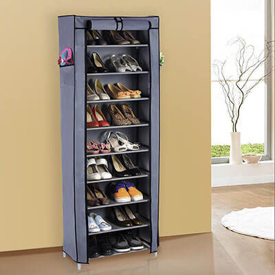 Songmics URXJ10G Shoe Storage Cabinet with Cover