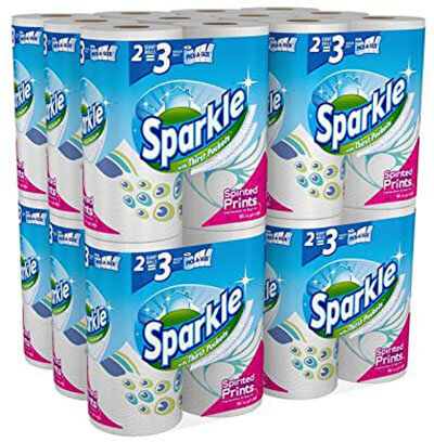 Sparkle Paper Towels Spirited Prints