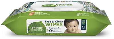 Seventh Generation Free and Clear Baby Wipes