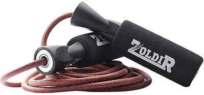 Zoldir Leather Jump Rope Workout Training