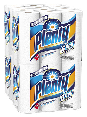 Plenty Ultra-Premium White Paper Towels