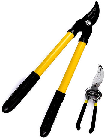 Planted Perfect Garden Lopper and Scissor Pruners Tool Set
