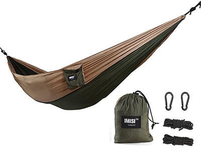 IMISI™ Camping Hammock- Military Grade Parachute Nylon