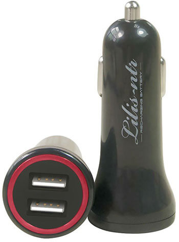 Lili's-ntr High-Speed Car Charger 4.8A/24W Dual USB