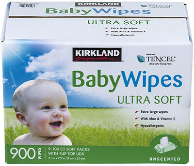 Kirkland Signature 13.8-Pound Baby Wipes