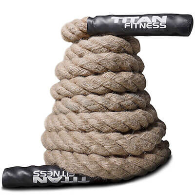 Titan Fitness Manila Hemp Battle Rope