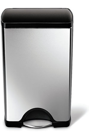 Simplehuman Rectangular Stainless Steel Step Trash Can