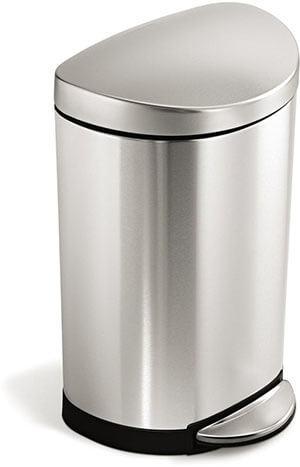 Simplehuman Semi-Round Step Trash Can