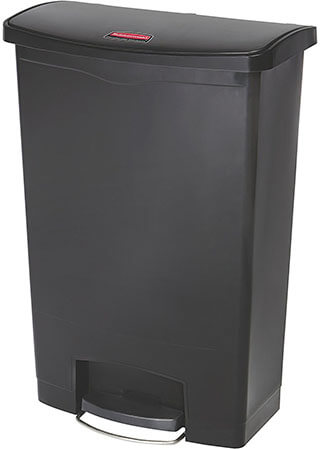 Rubbermaid Commercial Products Slim Jim Front Step Trash Can