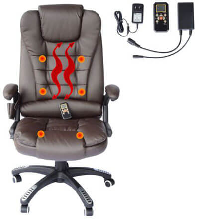 Home Office Computer Desk Massage Chair