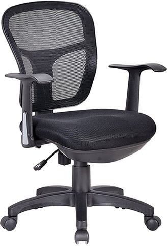 Office Factor Ergonomic Desk Chair with Black mesh