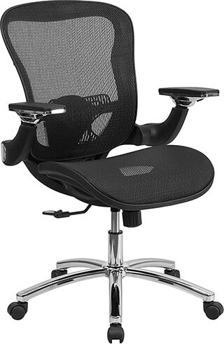 Flash Furniture Mid-Back and Black Mesh Executive Office Swivel Chair