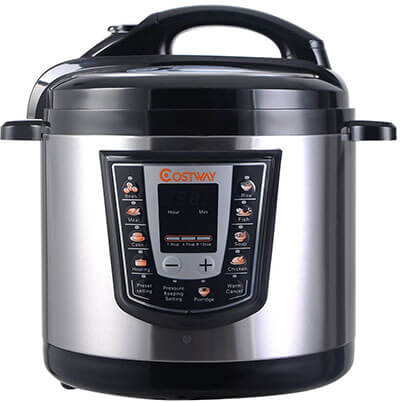 Giantex 6-Quart Brushed Stainless Steel Pressure Cooker