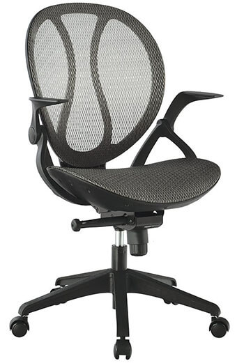 LANGRIA Mid-Back Styling Mesh Executive Office Chair