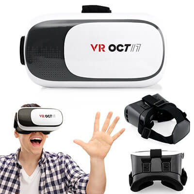 OCT17 VR 2.0 2nd Gen VR 3D Glasses Headset, Adjustable Focal Eye