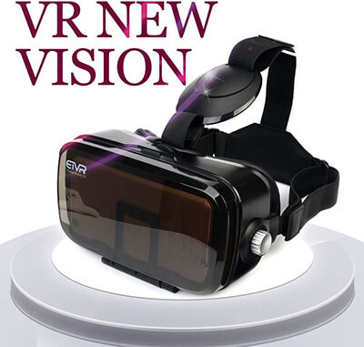 ETVR 3D Virtual Reality Headset, Immersive Large Screen, Lightweight