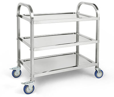 BestValue Go Stainless Steel Kitchen Trolley