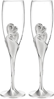 Hortense B. Hewitt Wedding Accessories Champagne Glass Flutes