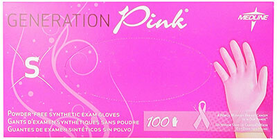 Medline Generation Pink 3G Exam Gloves