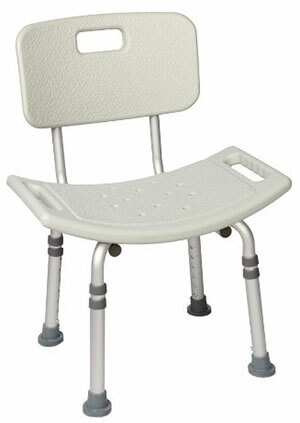 Healthline Trading Bath Bench, Adjustable Back