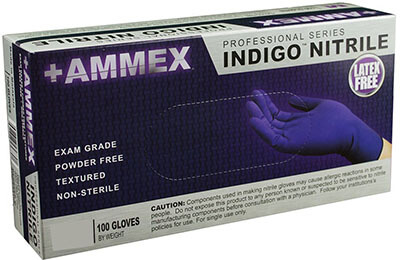 Ammex AINPF42100-BX Medical Nitrile Gloves