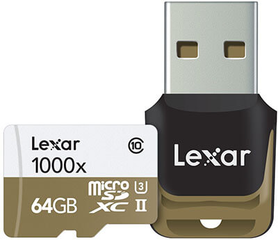 Lexar Professional 1000x Microsdxc 64GB UHS-II/U3